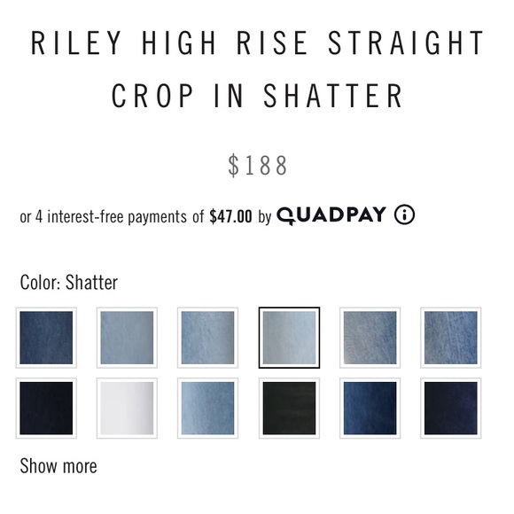 Agolde Denim Riley High Rise Straight - Picture 4 of 5